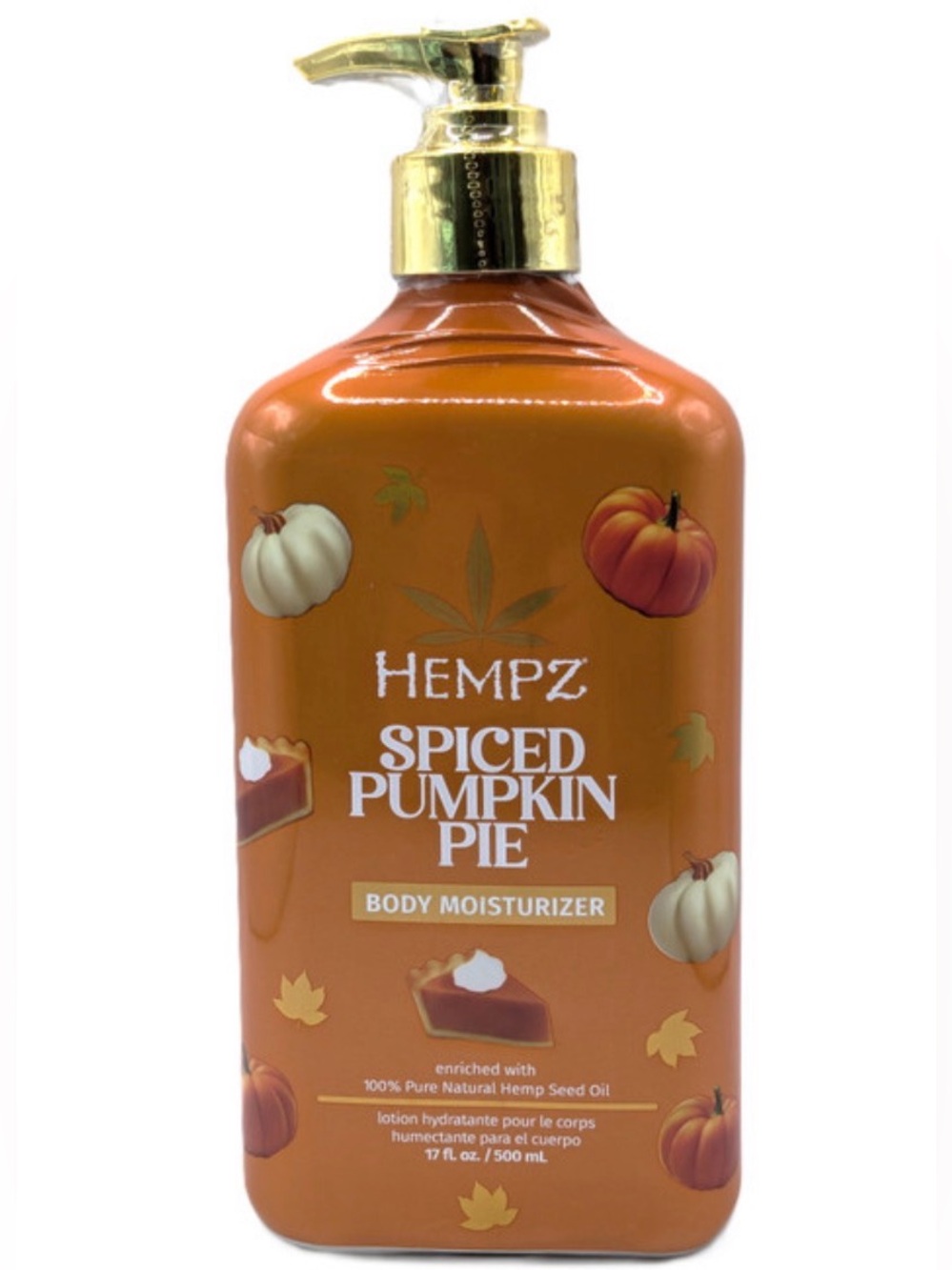 Hempz Spiced Pumpkin Pie Body Moisturizer - 17oz FULL SIZE